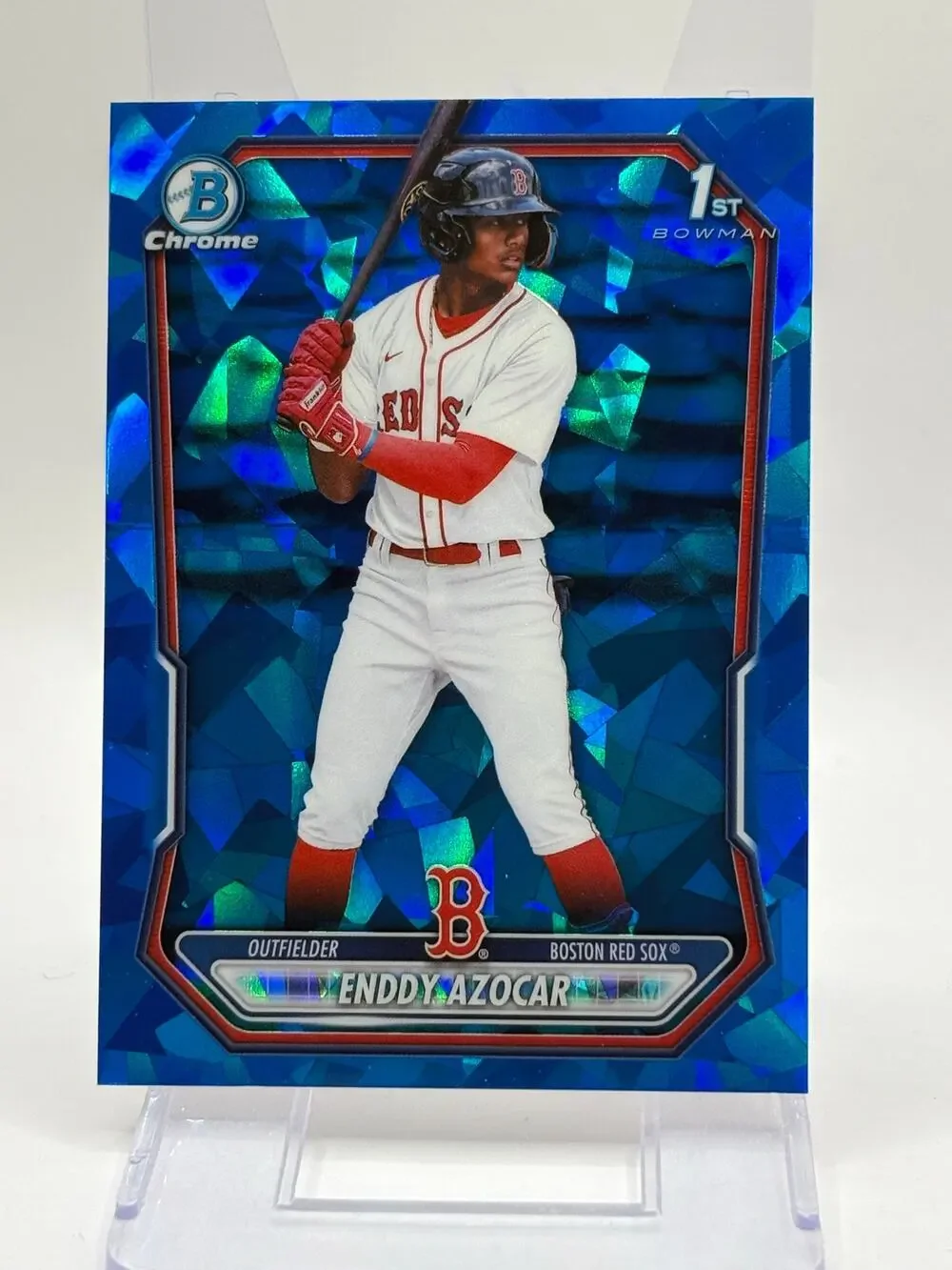 2026 Bowman Sapphire Enddy Azocar Chrome 1st Prospect Boston Red Sox